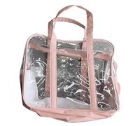 Bolsa de natación para artículos de tocador, bolsa portátil para guardar zapatos, gafas, traje de baño, bolsa de mano para coche, Pink, Talla única