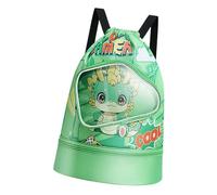 Bolsa de natación para niños - Impermeable de sarga 28 x 20 x 32 cm | Mochila de playa Red | Gran Capacidad Separación Seco Húmedo Con Compartimento Zapatos Correa Ajustable Para Camping Senderismo