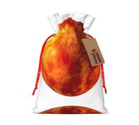 Bolsa de Navidad con estampado de planetas de 4.7 x 6.9 pulgadas, cierre de cordón, para Navidad, aniversarios, cumpleaños
