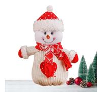 Bolsa de Navidad de punto - Bolsa de Navidad reutilizable Santa Claus Candy Bag | Bolsas compactas para envolver medias festivas para niños calcetines fiesta caramelo vacaciones sueño favor