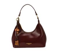 Bolsa de noche contemporánea punk estética de gran capacidad, práctica bolsa de hombro de poliuretano convertible, estilo de transporte para mujer, b