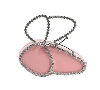 Bolsa de Noche para Mujer Bolso de mano y cartera de noche con lentejuelas y mariposas de diamantes brillantes, bolso de mano y cartera de moda for damas, bolso de mano for fiesta de bodas(F)