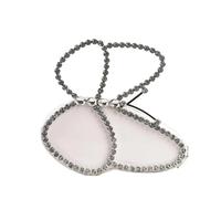 Bolsa de Noche para Mujer Bolso de mano y cartera de noche con lentejuelas y mariposas de diamantes brillantes, bolso de mano y cartera de moda for damas, bolso de mano for fiesta de bodas(D)