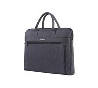 Bolsa de Oficina portátil for Negocios, Bolsa de Almacenamiento de Archivos, maletín de Alta Capacidad y Gama Alta(Blue,White)