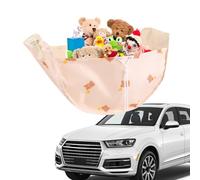 Bolsa de organizador de juguetes para automóvil, bolsa organizadora del asiento trasero | Bolsa Organizador entre dos asientos | Organizador de hamacas automáticas, almacenamiento plegable de bolsas p