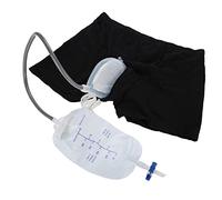 Bolsa de Orina, Pantalones de Incontinencia Portátiles para Hombres, Bolsa de Pierna de Orinal Masculina Reutilizable, Embudo de Orina de Silicona, Colector de Soporte para Orina con(Large Size)