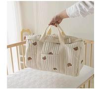 Bolsa De Oso De 1 Pieza, Bolsa De Viaje Bellamente Bordada, Gran Capacidad Y Almacenamiento Liviano, Adecuada para Viajes De Madres Y Bebés, Viajes De Corta Distancia.