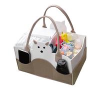 Bolsa de pañales, Bolsa para la habitación de los niños, Cesta de almacenamiento para bebés, Cesta de pañales portátil, Bolsa de pañales ligera, Bolsas de fieltro para habitación infantil, Organizador