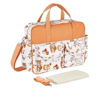 Bolsa de pañales de gran capacidad con correas para cochecito, fácil de viajar, para cambiar pañales, elegante, impermeable, pañal de viaje esencial para recién nacidos