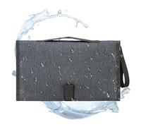 Bolsa de pañales genérica de gran capacidad, impermeable, bolsa de pañales para cochecito con alfombra de cambio, para viajes a pie de playa, excursiones cortas de picnic salidas familiares