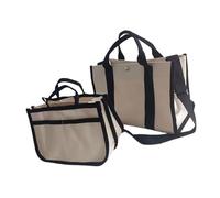 Bolsa de pañales multifunción estilo mensajero para mamá, con correas extraíbles para cochecitos, elegante pañal de un solo hombro, elegante fin de semana, Black