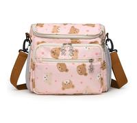 Bolsa de pañales multifuncional para bebé con amplio almacenamiento, bolsa de viaje esencial para bebé, bolsa de pañales grande funcional para madres ocupadas, multicolor, multicolor