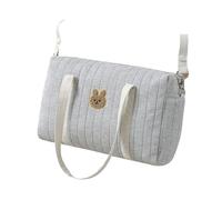Bolsa de pañales para bebé de gran capacidad con exquisito diseño de bordado para un fácil viaje, maternidad a la moda