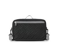Bolsa de pañales pequeña Bolsa for cochecito Organizador de pañales Caddy for pañales con cambiador, correas for cochecito y hombro ajustable Organizador de bolsas for cochecito for niños(Black)