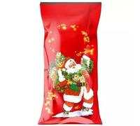 Bolsa de Papá Noel con diseño de saco a la espalda - 15 x 35 cm