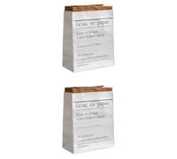 Bolsa de Papel Creativa en Color Claro 2 Piezas, Doble Capa para Regalos | Cartón y Papel, Estilo Nórdico Sencillo, para Flores Pequeñas, Chocolate y Uso en Floristería