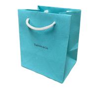 Bolsa de papel tiffany & co. pequeña, color verde emblemático, dise?