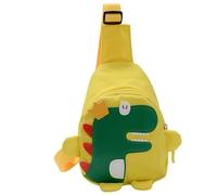 Bolsa de para niños, Linda Bolso de Dinosaurio de Dibujos Animados, Bolso de Cuerpo Cruzado de Nylon, Hombro Cruzado con Cremallera con Correa Ajustable para Regalos de cumpleaños