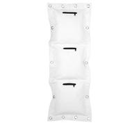 Bolsa de Pared de Lona para Wing Chun, Kung Fu Kick Striking Punch Bag Punch Bolsa de Arena vacía Target con Cremallera para Entrenamiento de Boxeo Taekwondo(Triple Bag)