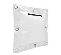 Bolsa de Pared de Lona para Wing Chun, Kung Fu Kick Striking Punch Bag Punch Bolsa de Arena vacía Target con Cremallera para Entrenamiento de Boxeo Taekwondo(L)