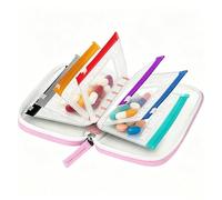 Bolsa De Pastillas Contenedor Compacto Impermeable Reutilizable