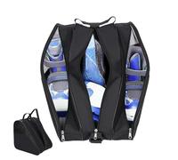 Bolsa de patinaje de gran capacidad, mochila triangular para equipo deportivo con bolsillos triples, bolsa de transporte para patinaje sobre hielo para viajes, gimnasio, actividades al aire libre