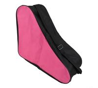 Bolsa de patinaje de gran capacidad para almacenamiento de patines de hielo con correa de hombro ajustable, transportador de tela Oxford para equipo de patinaje de adultos, bolsa de zapatos plegable