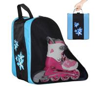 Bolsa de patinaje sobre ruedas - 320g Patinaje Zapatos Bolsa de Almacenamiento Para Niñas Niños | Organizador de zapatos de patinaje de diseño de compartimentos con malla transpirable para garage