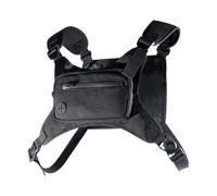 Bolsa de pecho de carrera,Bolsa de plátano de deporte para correr - Mochila para teléfono Equipo al aire libre para mujer Bicicleta Motocicleta Senderismo Caminar Camping Caza, Negro , Se référer au