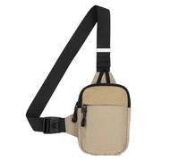Bolsa de pecho deportiva para hombre, resistente al agua, para correr, soporte para teléfono, bolsa cruzada para deportes al aire libre, accesorios para mujer, Caqui, tamaño más grande, Talla única