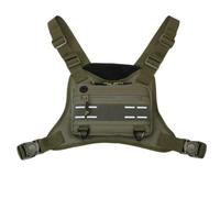 Bolsa de pecho deportiva para hombre, seguridad de alta visibilidad, tiras de visibilidad reflectantes, correas ajustables, arnés de estabilidad, tela Oxford resistente al desgaste, para entrenamiento