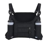 Bolsa de pecho genérica, bolsa de hombro para hombre para corredor, entrenamiento, senderismo, ciclismo, viajes, bolsa de pecho para corredor, entrenamiento, senderismo, ciclismo, voy, Negro , Se
