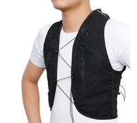 Bolsa de Pecho para Hombre,Bolsa de Pecho para Motocicleta - de Chaleco de Fitness al Aire Libre,Chaleco Ligero para Correr, práctico Bolso de para Hombre con Almacenamiento Adicional para