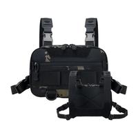 Bolsa de pecho para hombre, gran bolsa de pesca impermeable con gran capacidad | bolsa ligera y portátil para herramientas, accesorios para pañuelos, gafas, llaves y tarjetas, color, Se référer au