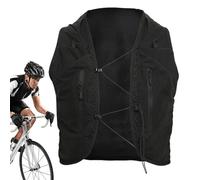 Bolsa de Pecho para Motocicleta,Bolsa de Pecho Deportiva para Hombres | Mochila Funcional con Chaleco de hidratación,Chaleco Ligero para Correr, práctico Bolso de para Hombre con Almacenamiento