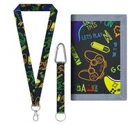 Bolsa de pecho para niños, mini monedero, con llavero y cordón, diseño de monedero, monedero triple para niños, regalo de cumpleaños, escuela, Navidad