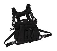 Bolsa de Pecho para Radio Walkie Talkie Ajustable con Bolsillo en el Pecho para GP340 CP040 BF UV 5R, para Pisos de Producción y Patrulla de esquí, Tela Oxford