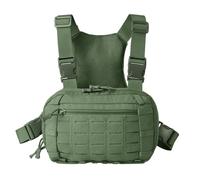 Bolsa de Pecho táctica Molle Impermeable para Hombre, con Compartimento para Porte Oculto y Correa Ajustable para Caza, Tiro y Senderismo al Aire Libre.