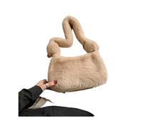 Bolsa De Peluche Bolso suave de felpa for mujer, bolso hombro a la moda Color sólido, mano for, cómodo y esponjoso, a for otoño e invierno para Mujeres(Ltkq)