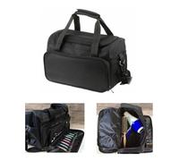Bolsa de peluquería Herramientas de estilismo salón peluquería profesional, bolsa transporte, organizador gran capacidad, color negro, estilista y barbero