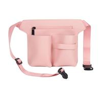 Bolsa de Peluquería Riñonera profesional con herramientas de tijeras, gran capacidad for peluquero y mascotas(A pink for 5)