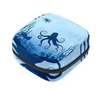 Bolsa de período, bolsa de almacenamiento de servilletas sanitarias, soporte para tampones para monedero, B51w8hj6elg, 4.7x6.6x6.6 in, Moderno