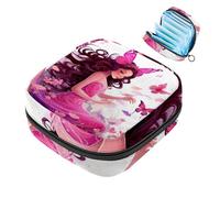Bolsa de período, bolsa de almacenamiento de servilletas sanitarias, soporte para tampones para monedero, I39s8yw6rkh, 4.7x6.6x6.6 in, Multifunción