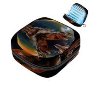 Bolsa de período, bolsa de almacenamiento de servilletas sanitarias, soporte para tampones para monedero, A97q7er3sos, 4.7x6.6x6.6 in, Cómodo