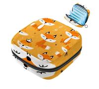 Bolsa de período, bolsa de almacenamiento de servilletas sanitarias, soporte para tampones para monedero, W85b2cf7xen, 4.7x6.6x6.6 in, Moderno
