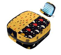 Bolsa de período, bolsa de almacenamiento de servilletas sanitarias, soporte para tampones para monedero, M98i6mp3bts, 4.7x6.6x6.6 in, Duraderas