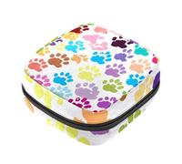 Bolsa de período, bolsa de almacenamiento de servilletas sanitarias, soporte para tampones para monedero, V14f1rm6zws, 4.7x6.6x6.6 in, Classic
