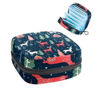 Bolsa de período, bolsa de almacenamiento de servilletas sanitarias, soporte para tampones para monedero, B01r8ok8xxy, 4.7x6.6x6.6 in, Multifunción
