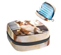 Bolsa de período, bolsa de almacenamiento de servilletas sanitarias, soporte para tampones para monedero, T56b3yy8byz, 4.7x6.6x6.6 in, Multifunción