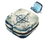 Bolsa de período, bolsa de almacenamiento de servilletas sanitarias, soporte para tampones para monedero, W88d4gp0ppt, 4.7x6.6x6.6 in, Cómodo